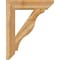 Ekena Millwork Funston Slat Rough Sawn Bracket w/ Offset Brace, Western Red Cedar, 8"W x 32"D x 40"H BKT0806X32X40FST06RWR - alternate 3